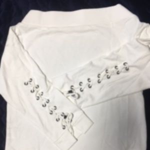 Boat neck sweatshirt